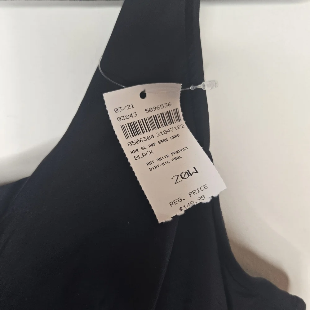 LANDS END NWT Adjustable Strap Swim Dress